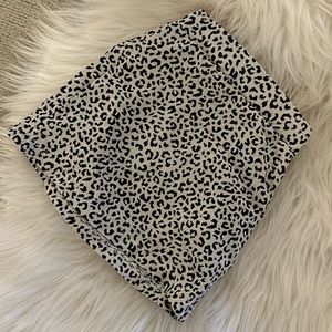Cheetah mini skirt